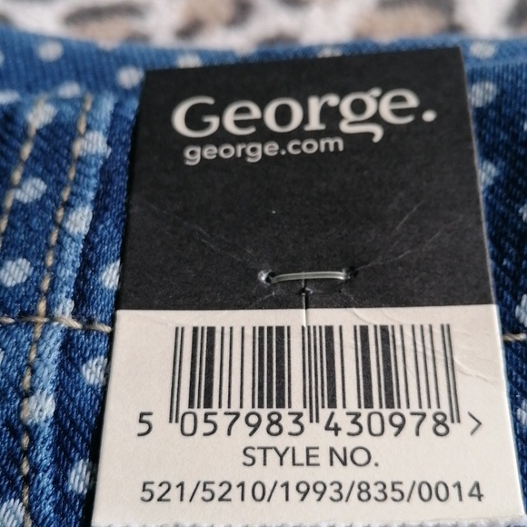 Cropped spotted jeans size 16 - Picture 4 of 4